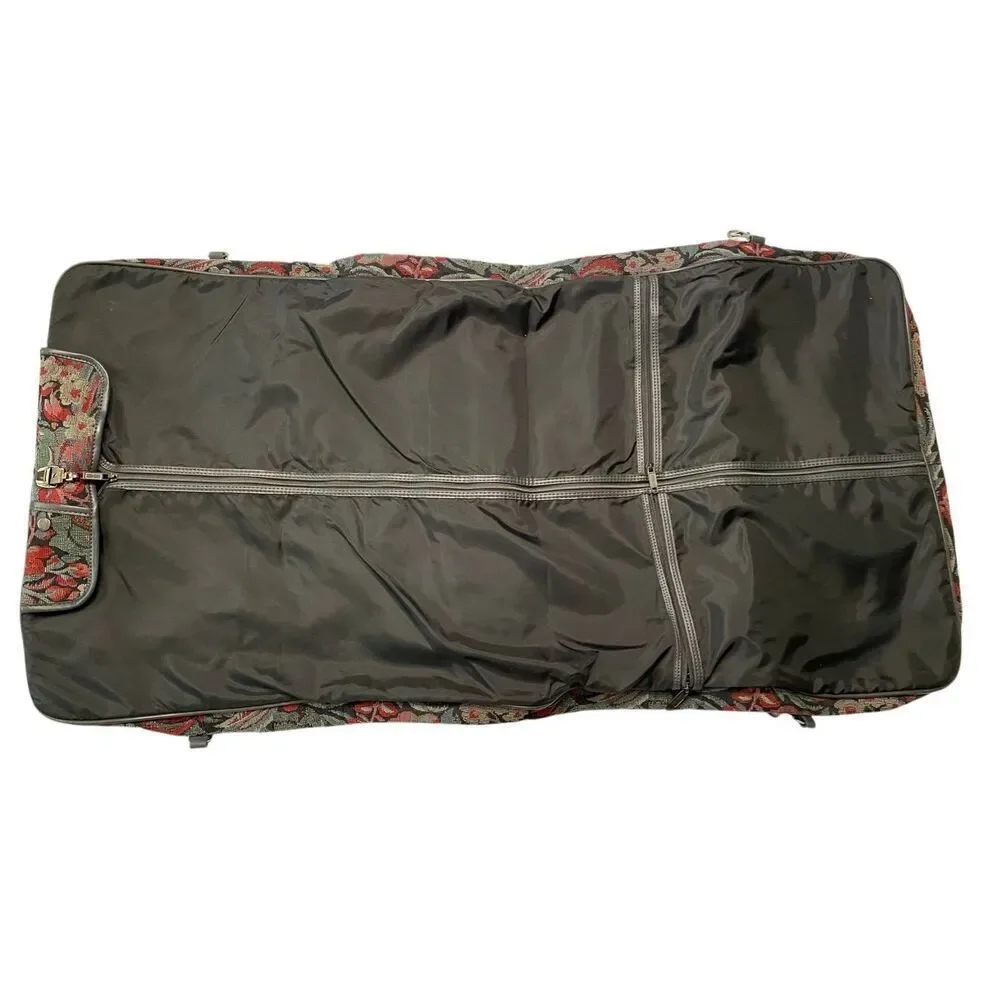 Amelia Earhart Luggage Unisex Travel Garments Bags Multicolor Floral Vintage